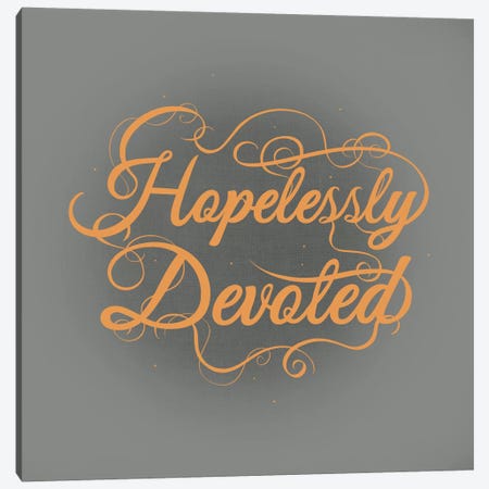 Hopelessly Devoted Canvas Print #SWS32} by 5by5collective Canvas Art Print