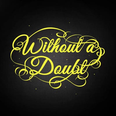 Without a Doubt by 5by5collective framed canvas print
