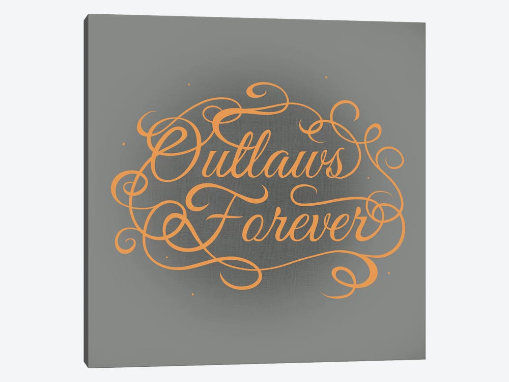 Outlaws Forever by 5by5collective 1-piece Canvas Art Print