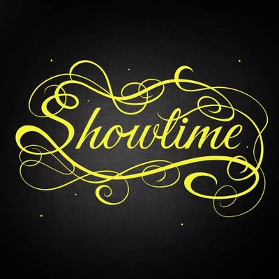 Showtime by 5by5collective framed canvas print