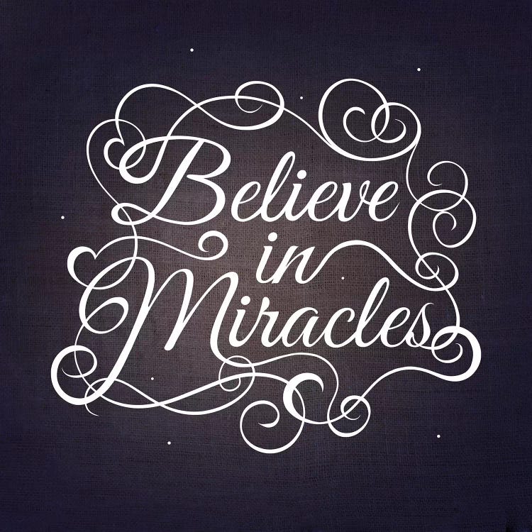 Believe in Miracles by 5by5collective wall art