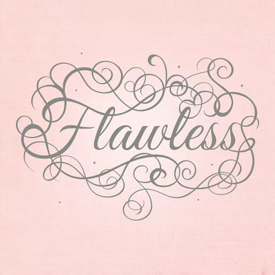 Flawless by 5by5collective framed canvas print