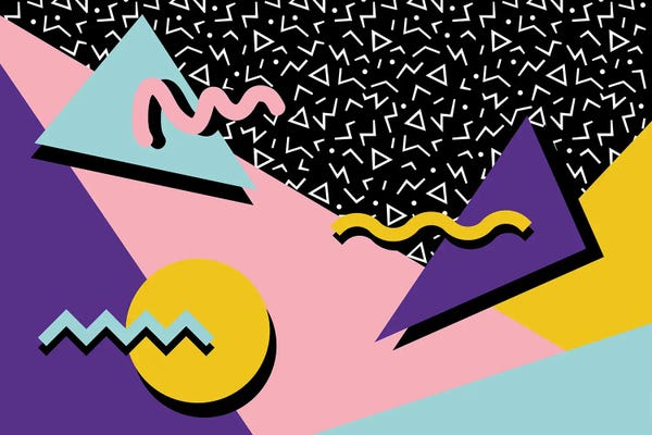Studio Memphis Waves: Memphis Pattern 23 - 80s/90s Retro by Studio Memphis Waves