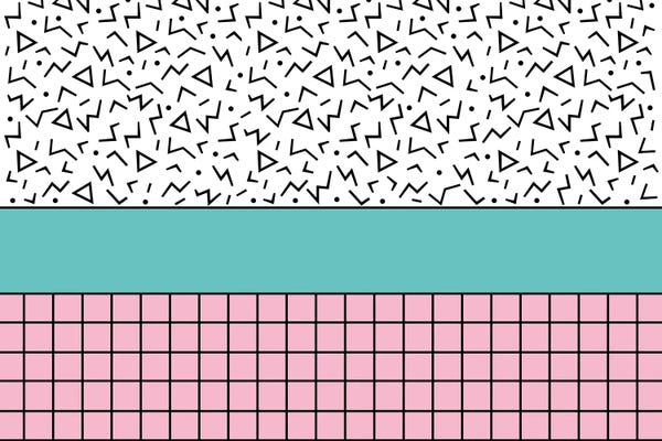 Studio Memphis Waves: Memphis Pattern 33 - 80s/90s Retro by Studio Memphis Waves
