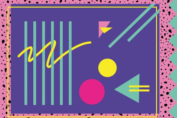 Studio Memphis Waves: Memphis Pattern 43 - 80s/90s Retro by Studio Memphis Waves