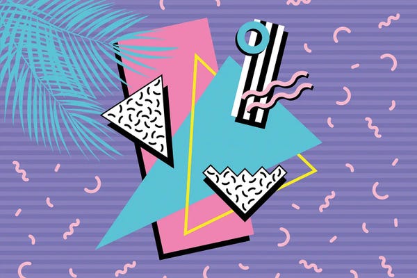 Studio Memphis Waves: Memphis Pattern 57 - 80s/90s Retro by Studio Memphis Waves
