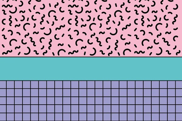 Studio Memphis Waves: Memphis Pattern 61 - 80s/90s Retro by Studio Memphis Waves