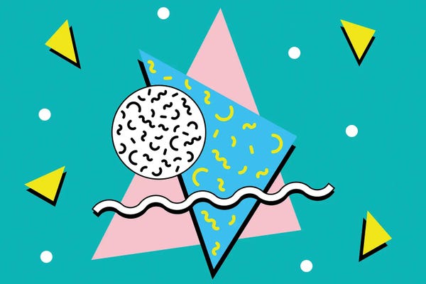 Studio Memphis Waves: Memphis Pattern 65 - 80s/90s Retro by Studio Memphis Waves