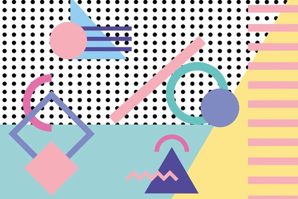 Studio Memphis Waves: Memphis Pattern 5 - 80s/90s Retro by Studio Memphis Waves