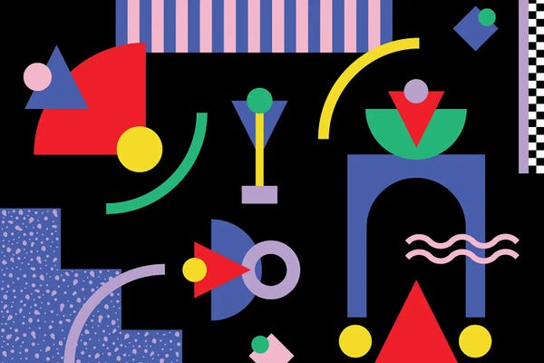 Studio Memphis Waves: Memphis Pattern 89 - 80s/90s Retro by Studio Memphis Waves
