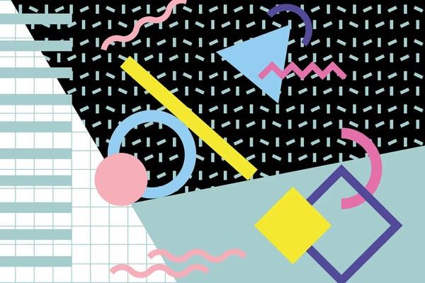 Studio Memphis Waves: Memphis Pattern 6 - 80s/90s Retro by Studio Memphis Waves