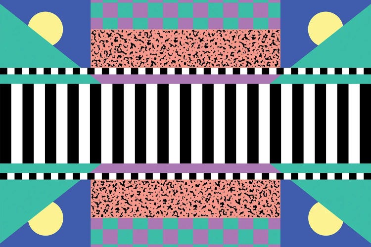 Memphis Pattern 108 - 80s/90s Retro by Studio Memphis Waves wall art