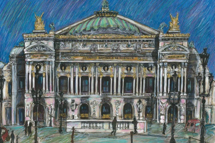 Palais Garnier Opera House, Paris by Sophie Wainwright wall art