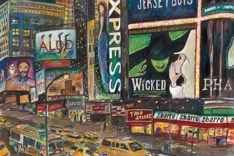 Broadway Lights III by Sophie Wainwright wall art