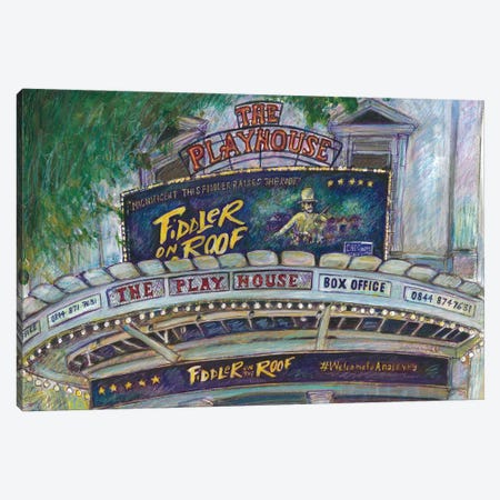 The Playhouse Theatre, London Canvas Print #SWW9} by Sophie Wainwright Canvas Art Print