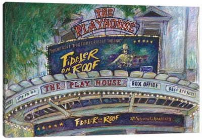 The Playhouse Theatre, London Canvas Art Print - Broadway & Musicals