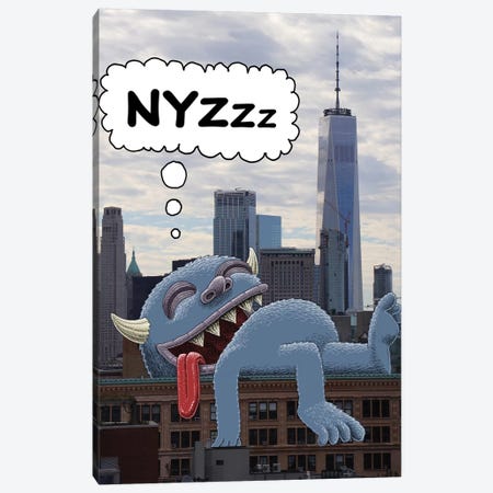 Nyzzz Canvas Print #SWY28} by Subway Doodle Canvas Artwork