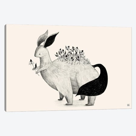 Bunny Chimera Canvas Print #SWZ18} by Sweet Omens Canvas Artwork