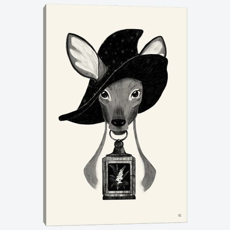 Deer Witch Canvas Print #SWZ25} by Sweet Omens Canvas Art