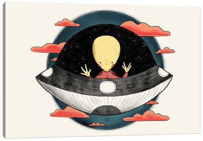 Extraterrestrial Canvas Art Print - Sweet Omens