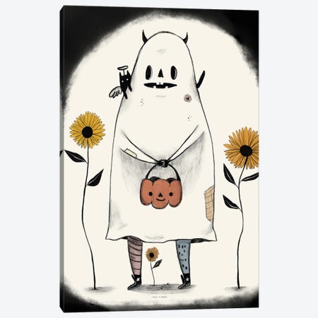 Sheet Ghost Costume Canvas Print #SWZ33} by Sweet Omens Canvas Artwork