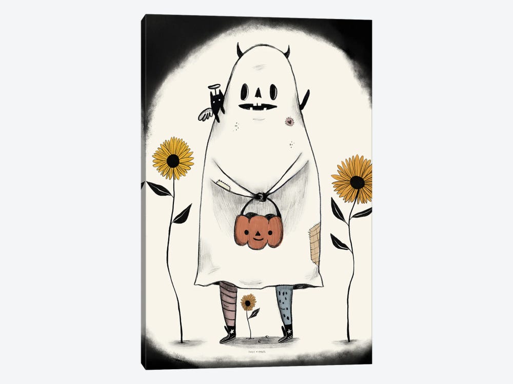Sheet Ghost Costume by Sweet Omens 1-piece Art Print