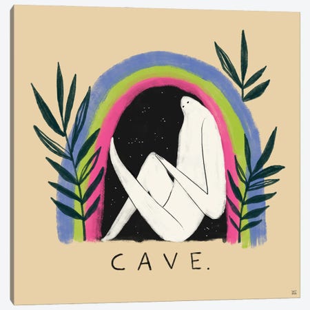 Introvert Cave Canvas Print #SWZ39} by Sweet Omens Canvas Artwork