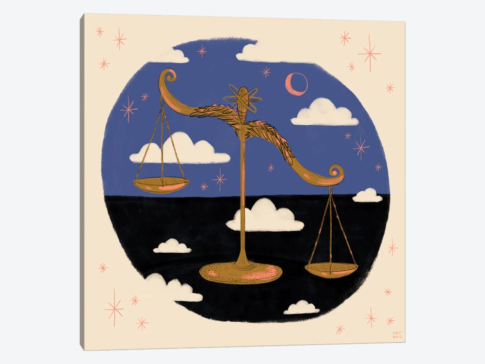 Libra by Sweet Omens 1-piece Canvas Art