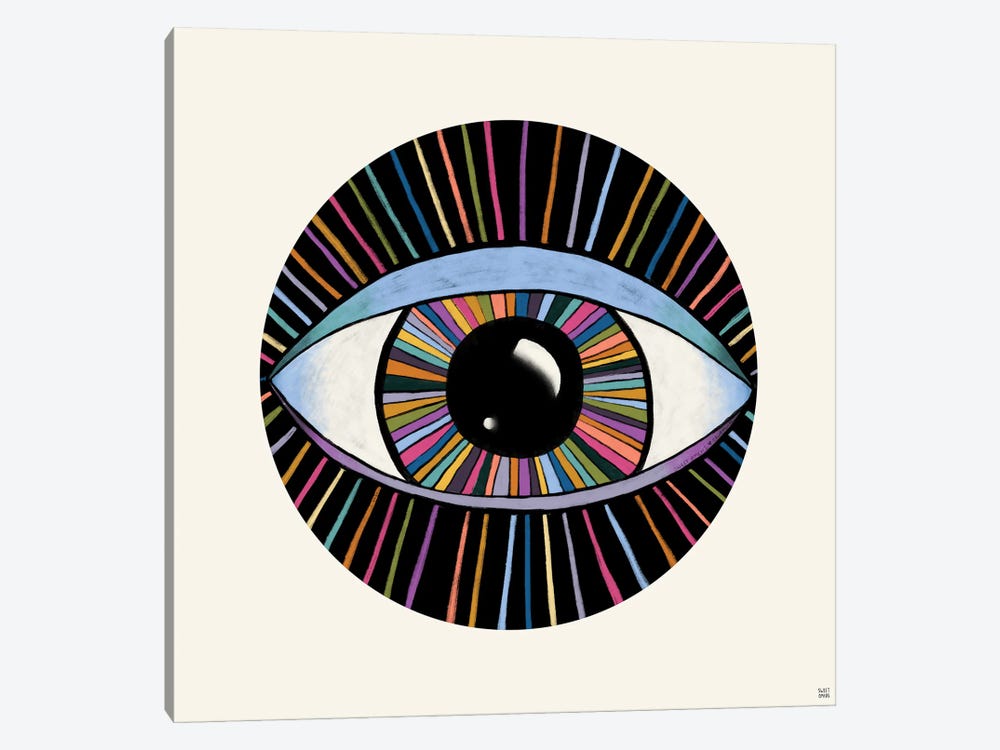 Magic Eye by Sweet Omens 1-piece Canvas Artwork