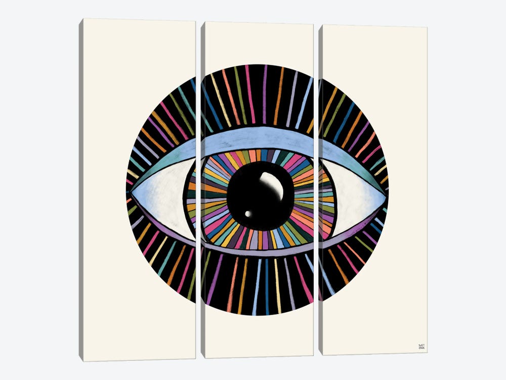 Magic Eye by Sweet Omens 3-piece Canvas Art