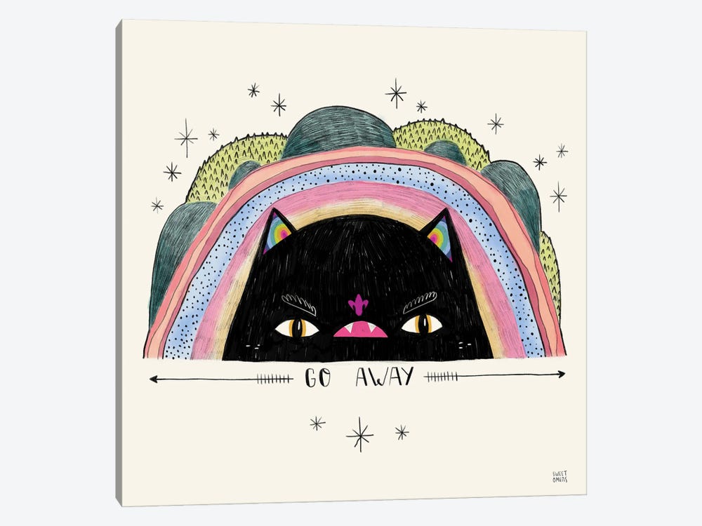 Monster Cat by Sweet Omens 1-piece Canvas Wall Art
