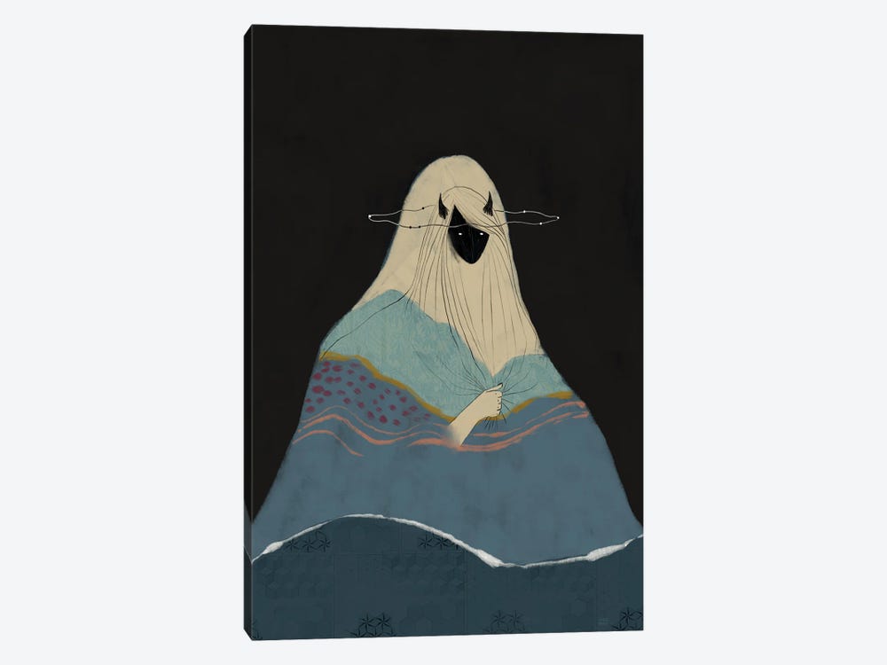 Girl In The Mountain by Sweet Omens 1-piece Canvas Artwork