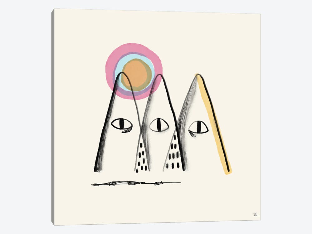 Mountains by Sweet Omens 1-piece Art Print