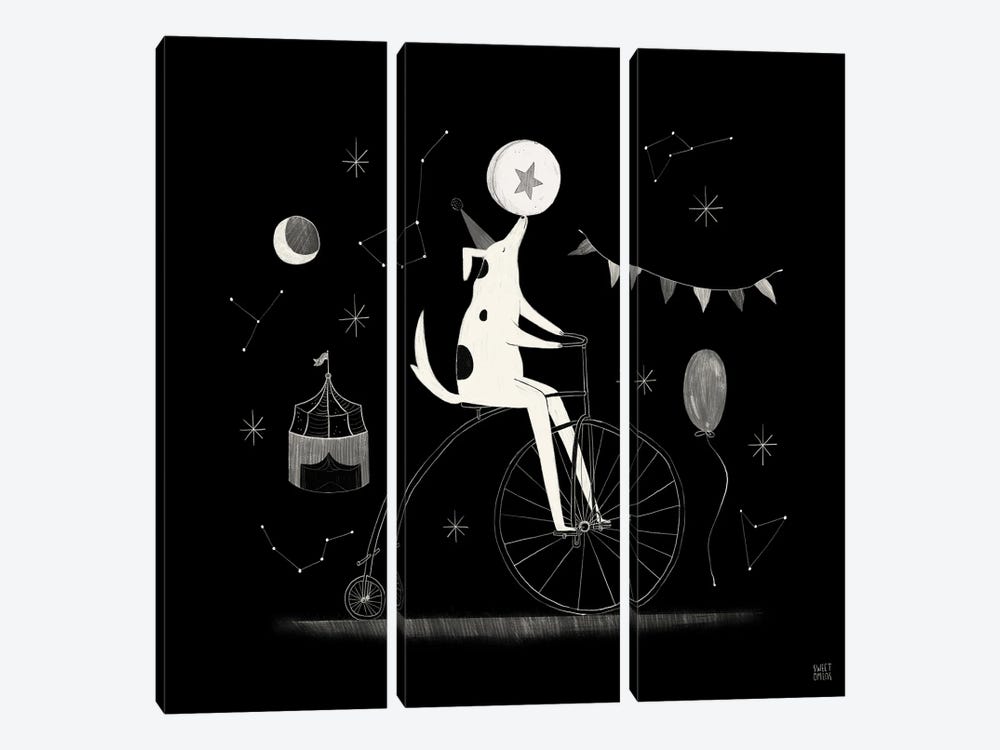Night Circus by Sweet Omens 3-piece Canvas Art