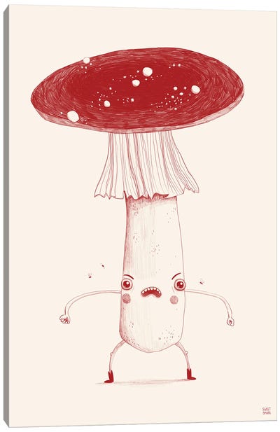 Poisonous Plant Canvas Art Print - Mushroom Art