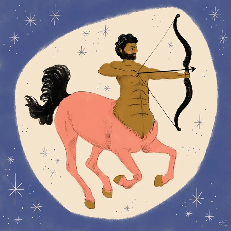 Sagittarius by Sweet Omens wall art