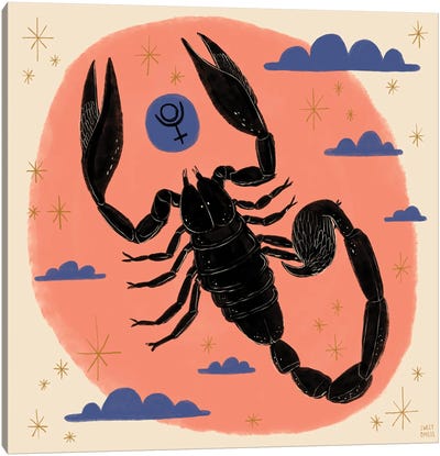 Scorpio Canvas Art Print - Sweet Omens