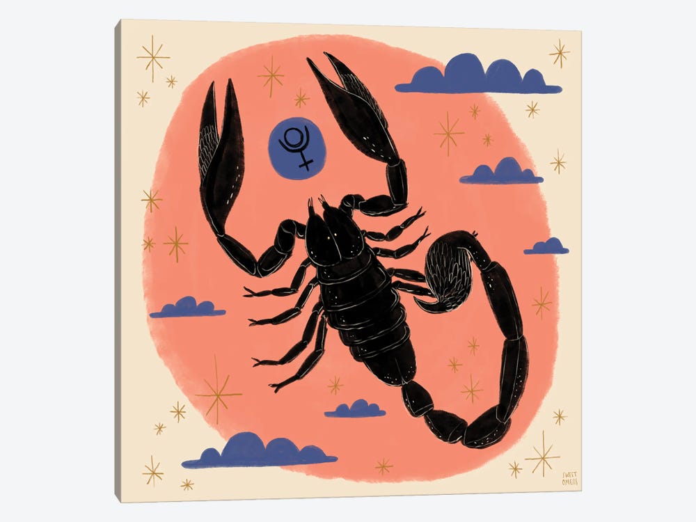 Scorpio by Sweet Omens 1-piece Canvas Artwork
