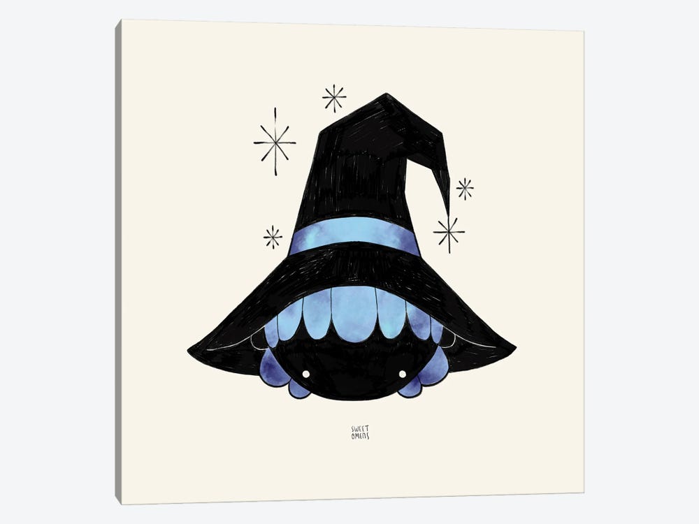 Blue Witch by Sweet Omens 1-piece Canvas Artwork