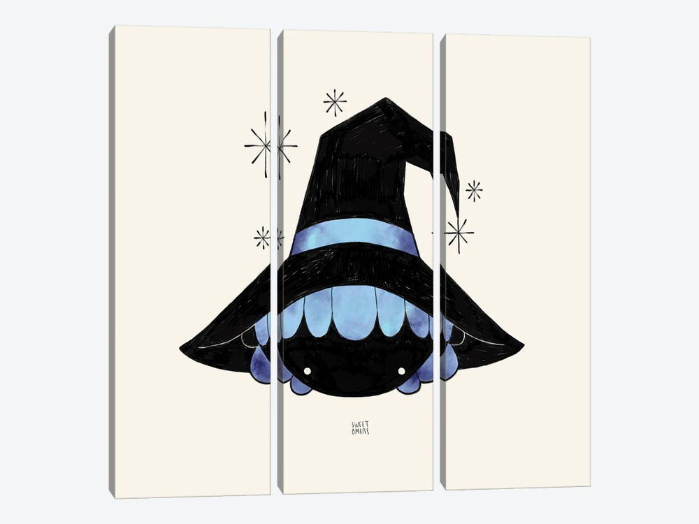 Blue Witch by Sweet Omens 3-piece Canvas Art