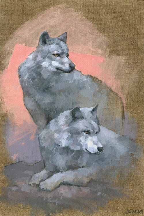 Gaze of the Gray Wolves by Stephen Mitchell wall art