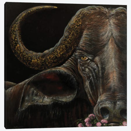 Buffalo Canvas Print #SYB14} by Sergey Bolshakov Canvas Art