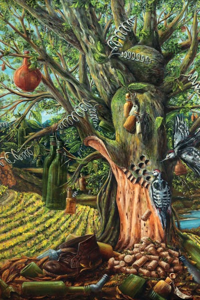 Bottle Tree by Sergey Bolshakov canvas print