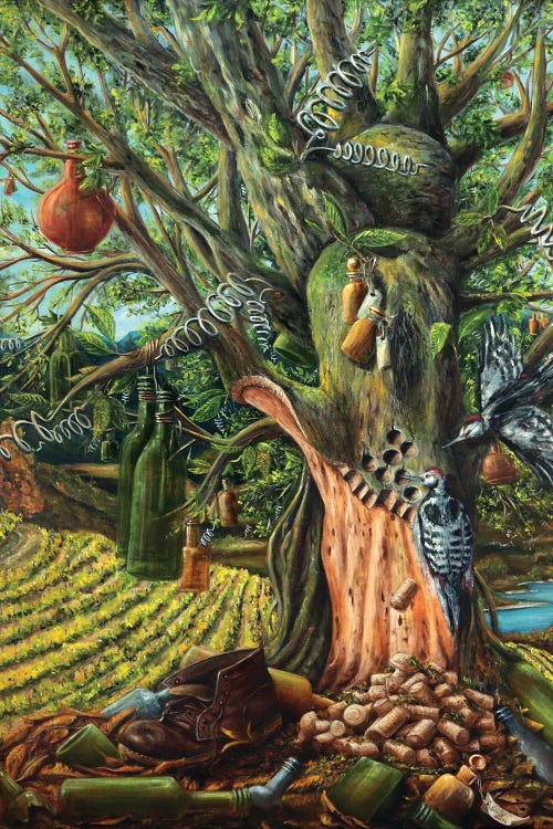 Bottle Tree by Sergey Bolshakov wall art
