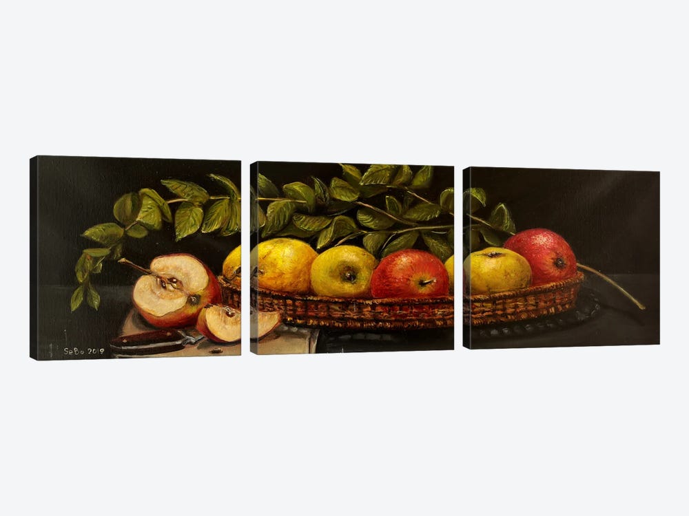 Apples by Sergey Bolshakov 3-piece Canvas Art