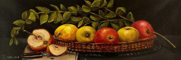 Food & Drink Still Life: Apples by Sergey Bolshakov
