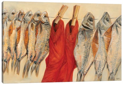 Close Relatives Canvas Art Print - Seafood Art