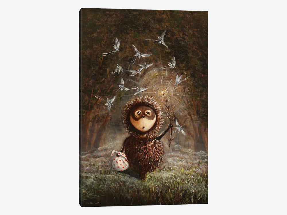 Hedgehog In The Fog by Sergey Bolshakov 1-piece Canvas Print