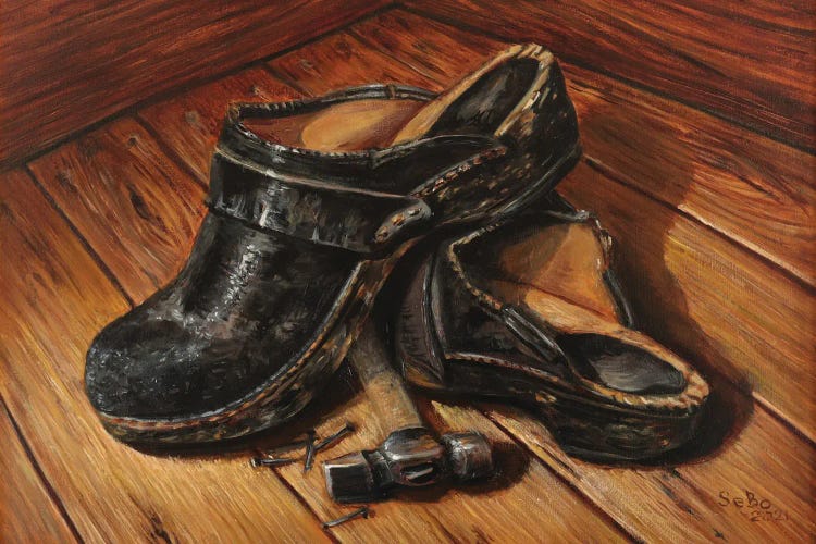 Old Clogs by Sergey Bolshakov wall art
