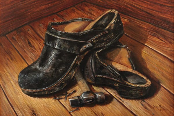 Historical Fashion: Old Clogs by Sergey Bolshakov